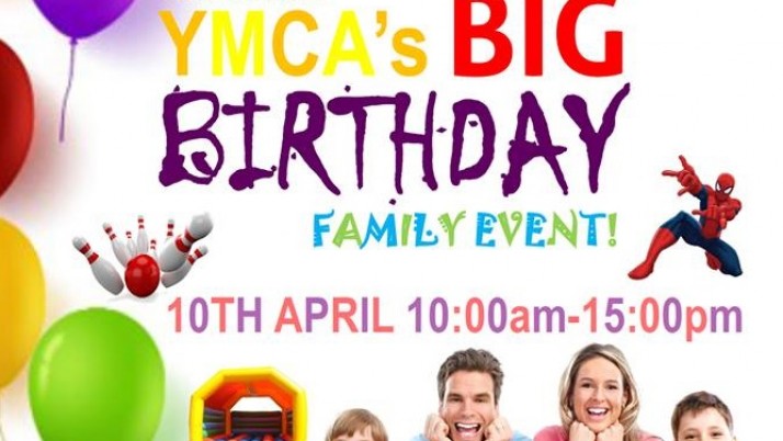 Come Along to YMCA Thornton’s BIG Birthday Event on Sunday 10th April